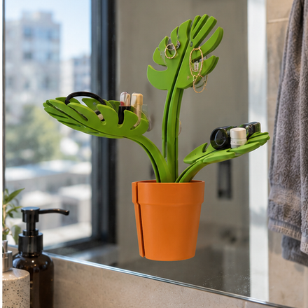 Mirror Pot Bathroom Organizer