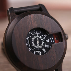 Luxury Wooden Simple Quartz Men Watch