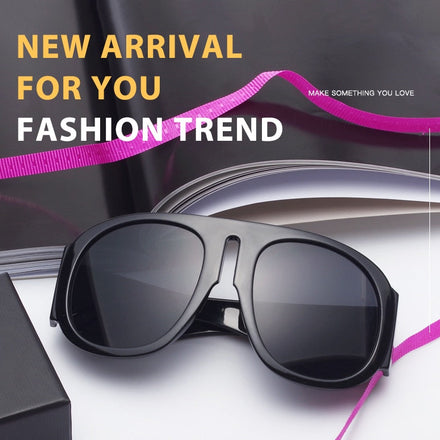 Aviator Vintage Oversized Sunglasses