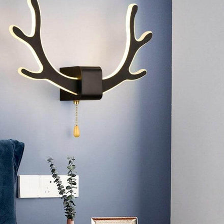 Creative Deer Antler Wall Lamp with Motion Sensor