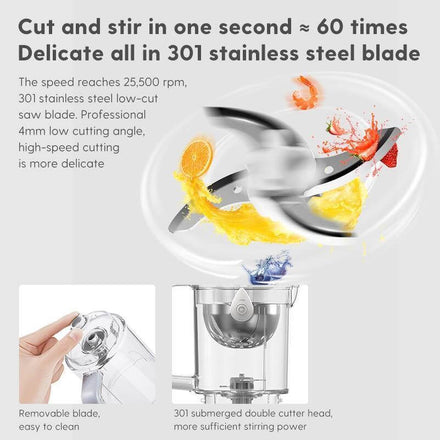 Portable Food Steamer Blender