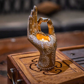 Creative Relaxing Meditation Candle Holder