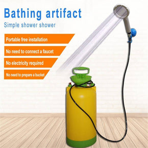 Outdoor Portable Self-Priming Simple Shower