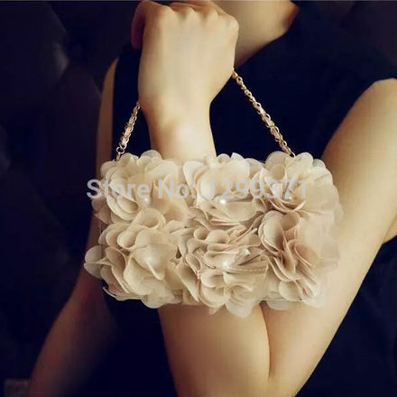 Luxury Beige Rose Flower Flip Wallet Purse Iphone Cases