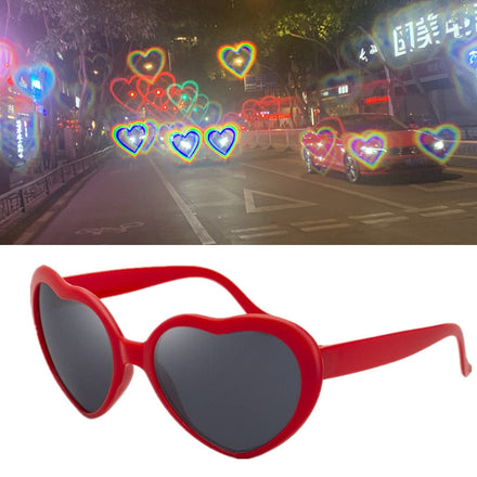 Heart Special Light Effect Party Glasses