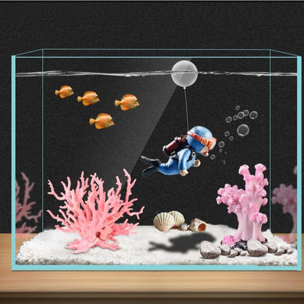 Aquarium Floating Diver Ornament