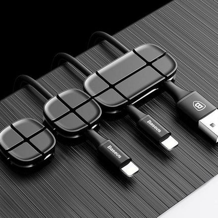 Flexible Silicone USB Cable Organizer
