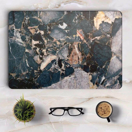 Blue Marble Grain Full Body Cover Skin for Macbook