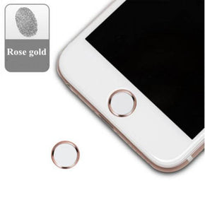Luxury Metal Aluminum Touch ID Ring Sticker for Iphone Models