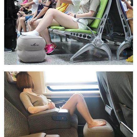 Folding Footrest Large Valve Travel Inflatable Pillow