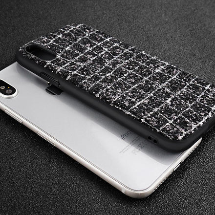 3D Grid Scales Soft Silicone Back Cover For iPhone Models