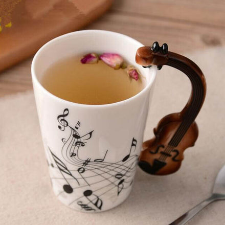 Guitar Style Ceramic Mug