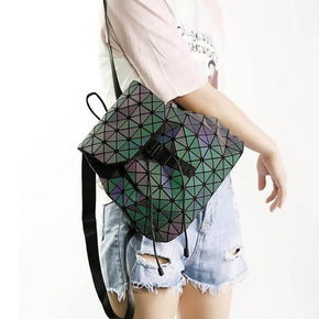 Diamond Lattice Geometric Women Purse
