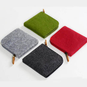 Felt Simple Zip Wallet
