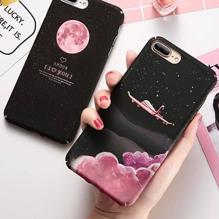 Love Pink Hard iPhone Cases