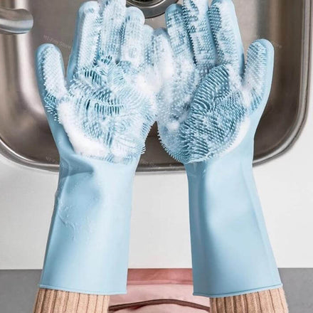 Non-Slip Magic Silicone Cleaning Gloves
