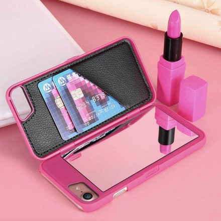 Make-up Mirror Wallet iPhone Case