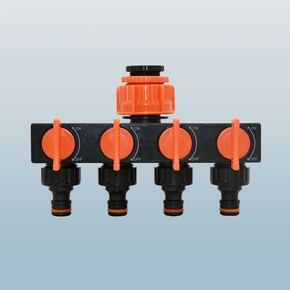 4-Way Garden Tap Water Splitter