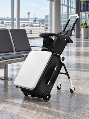 Mini Explorer Ride-On Kids Carry-On Suitcase