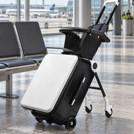 Mini Explorer Ride-On Kids Carry-On Suitcase