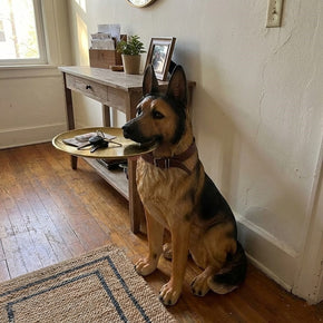 Artsy German Shepherd Decorative Side Table